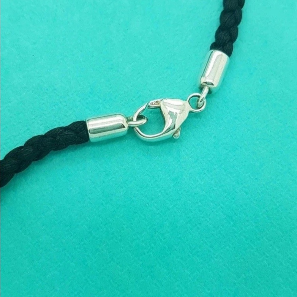 Tiffany & Co. 💯% Auth Rare Lrg  Frank Gehry Heart Pendant Necklace w/Box ✨EUC✨ - Picture 4 of 5